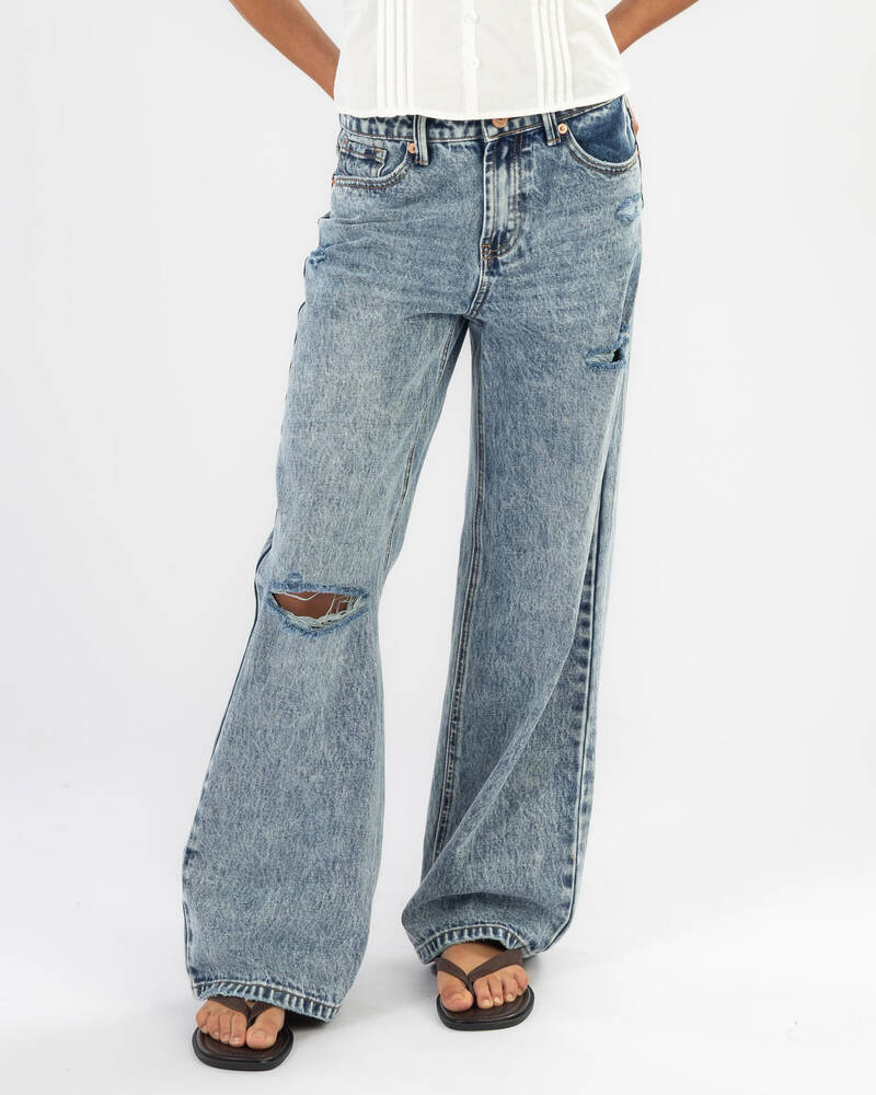 DESU Girls' Haze Wide Leg Jeans for Womens