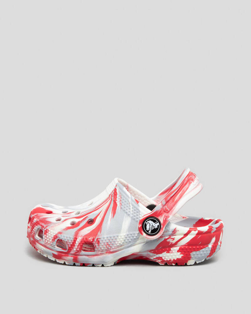 Crocs Toddlers' Classic Marbled Clogs for Unisex
