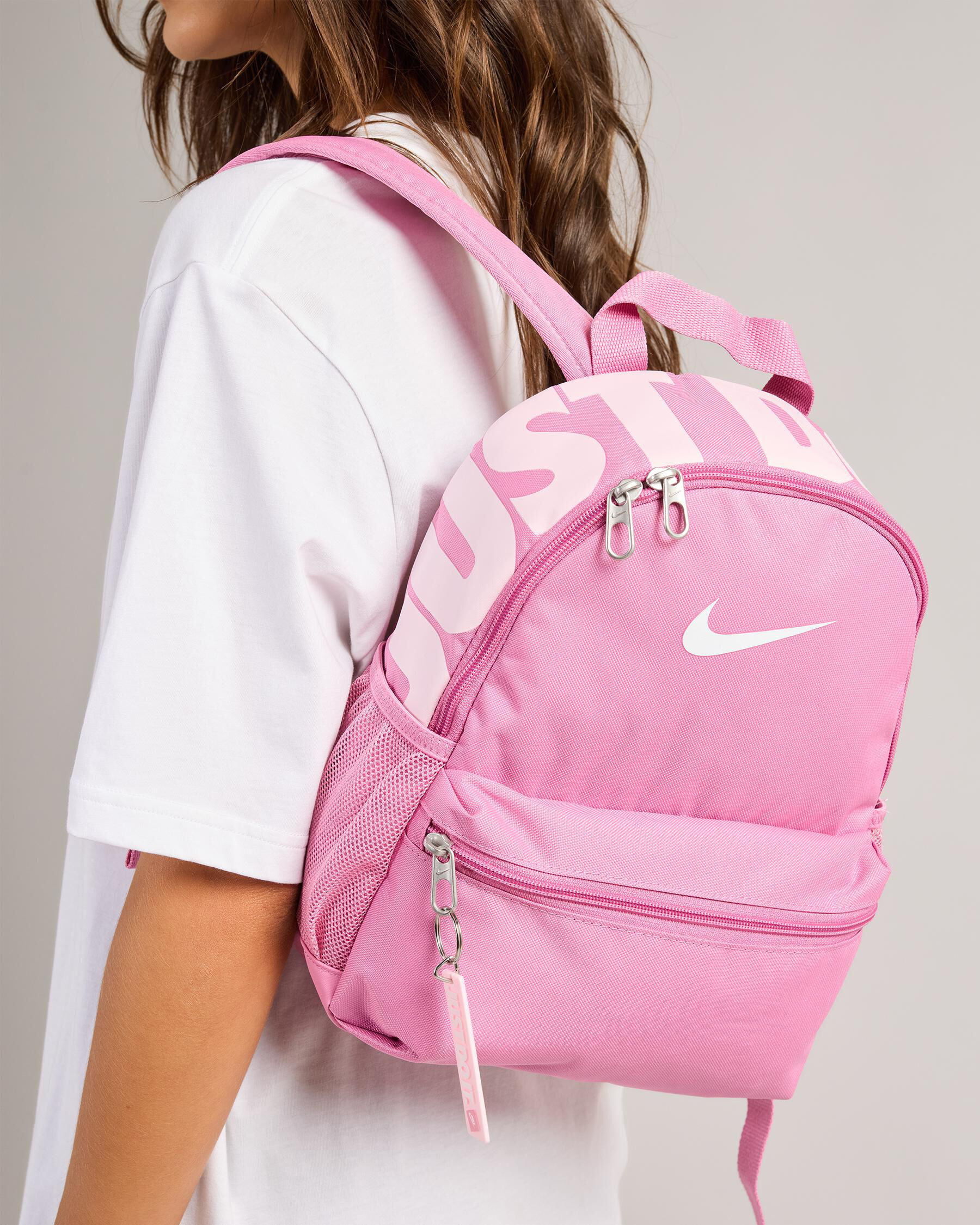 pink nike backpack mini