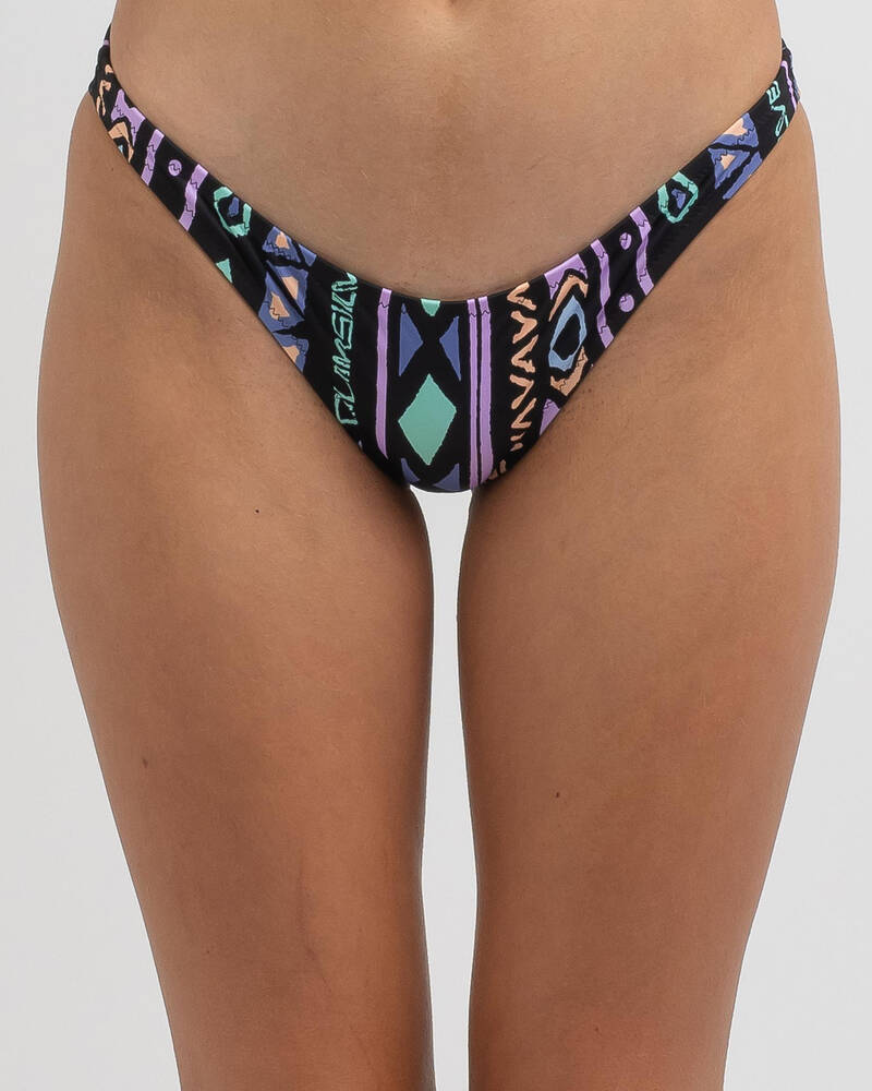 Quiksilver Classic Cheeky Bikini Bottom for Womens