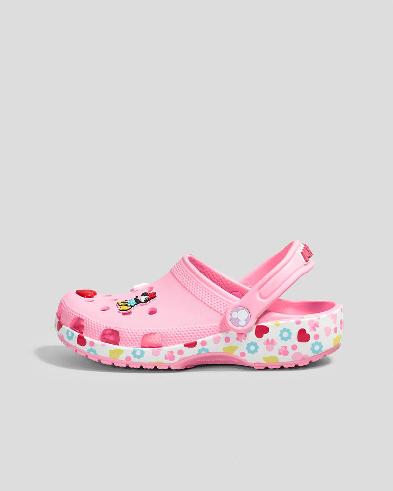 Crocs Kids' Mickey & Friends Minnie Classic Clogs for Unisex