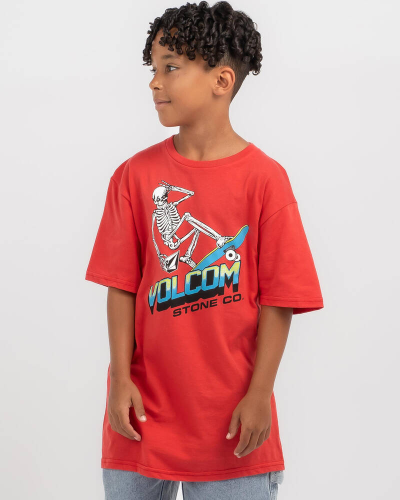 Volcom Boys' Boneslide T-Shirt for Mens