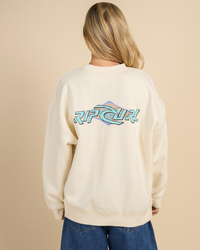Rip Curl Neon Diamond Heritage Crewneck Sweatshirt for Womens image number null