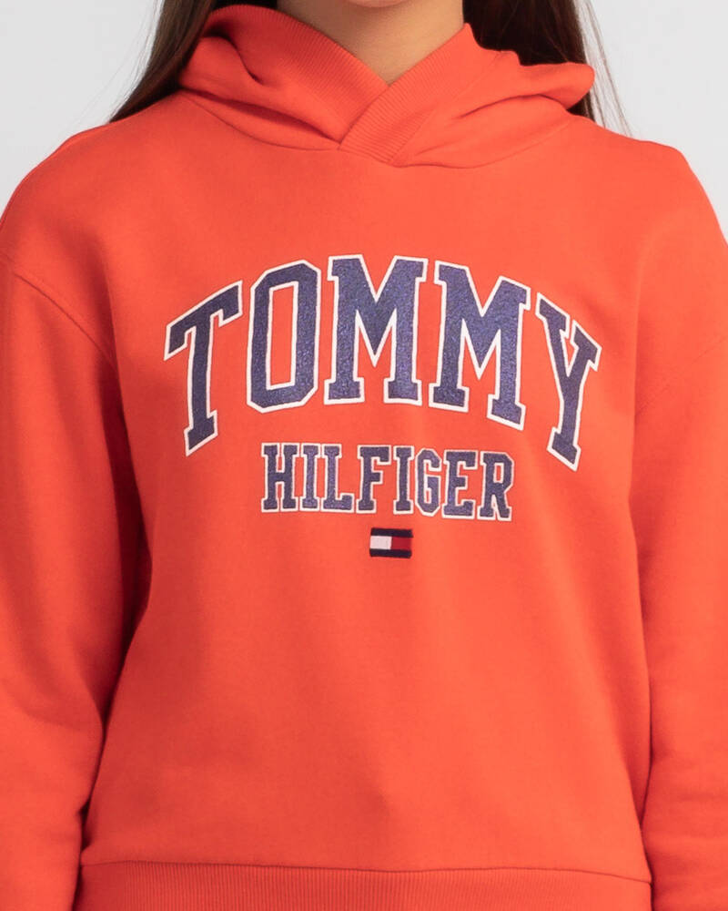 Tommy Hilfiger Girls' Essential Varsity Hoodie for Womens