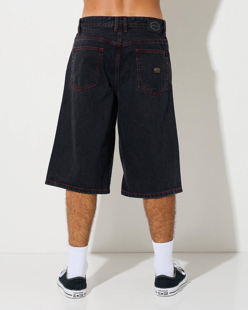 RVCA Dayshift Baggy Denim Shorts for Mens