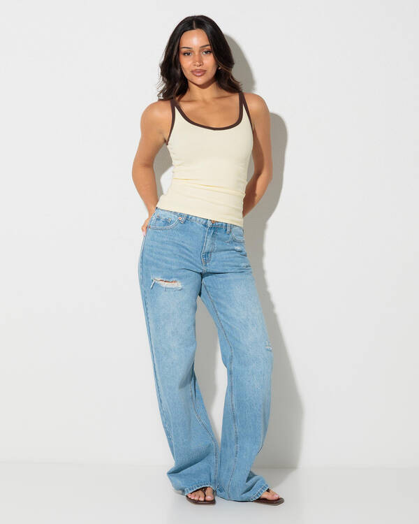DESU Rhode Straight Leg Jeans for Womens