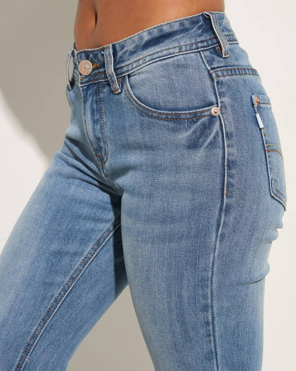 DESU Stratford Low Waist Bootleg Jeans for Womens
