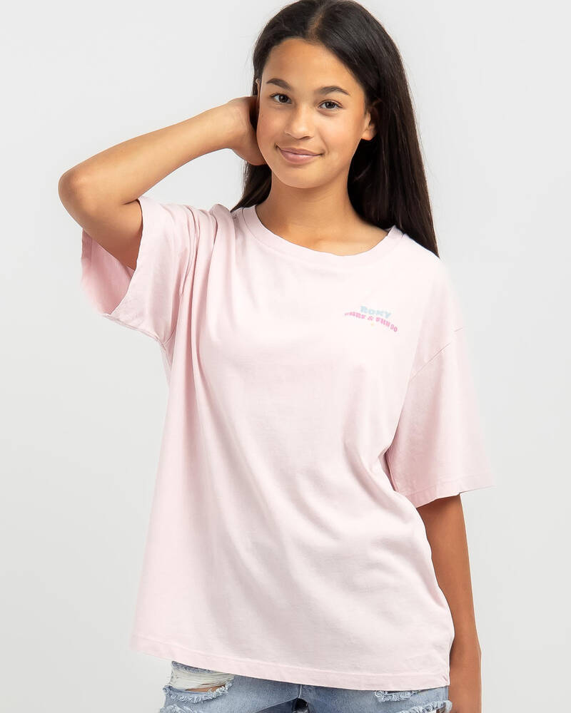 Roxy Girls' Gone To California A T-Shirt for Womens