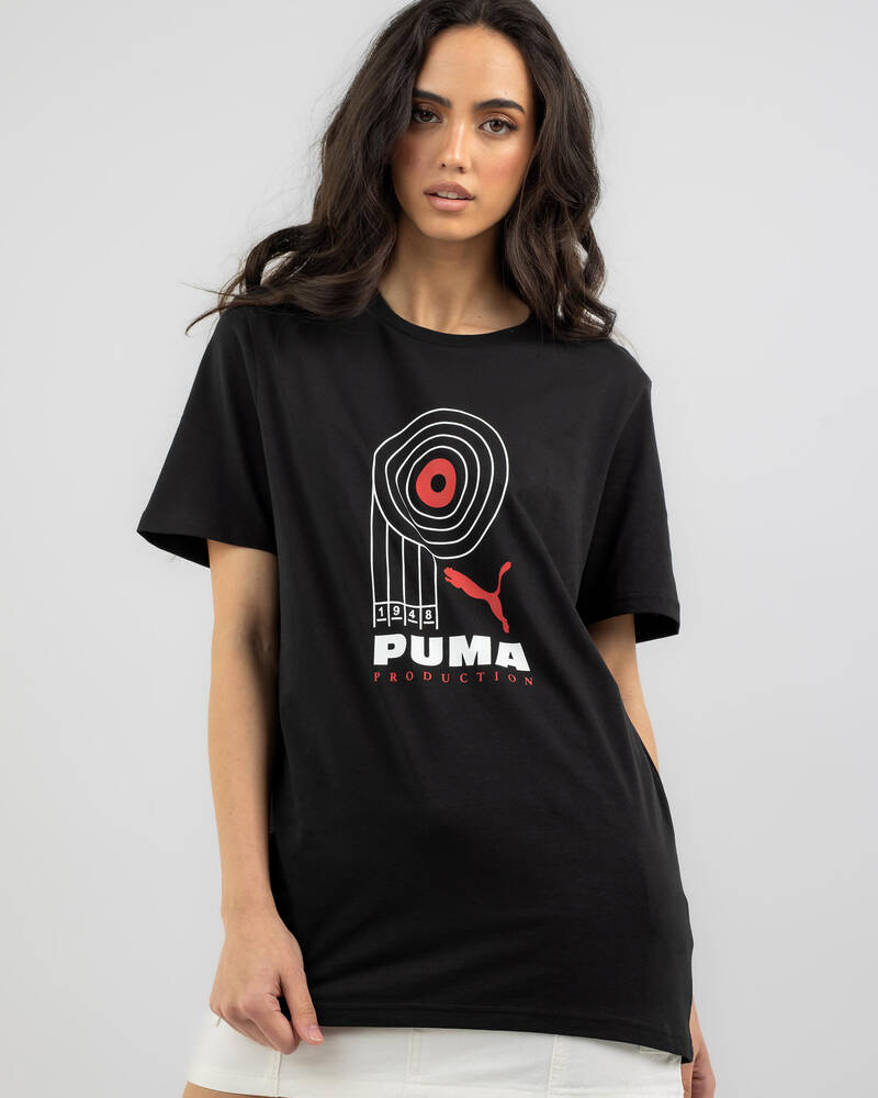 Puma Graphics Production T-Shirt for Womens