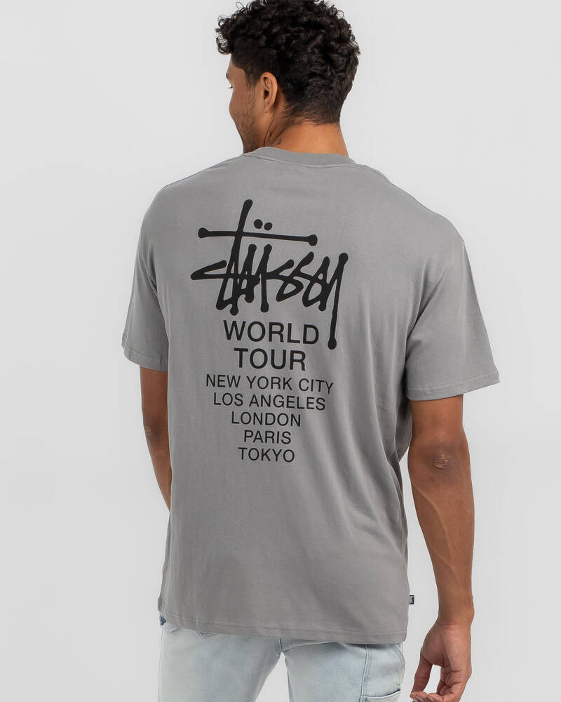 Stussy Solid World Tour T-Shirt for Mens