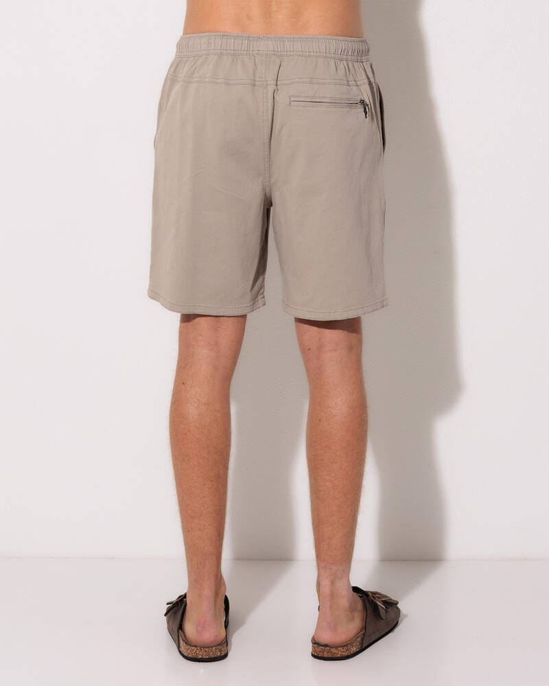 Salty Life Vision Elastic Waist Shorts for Mens