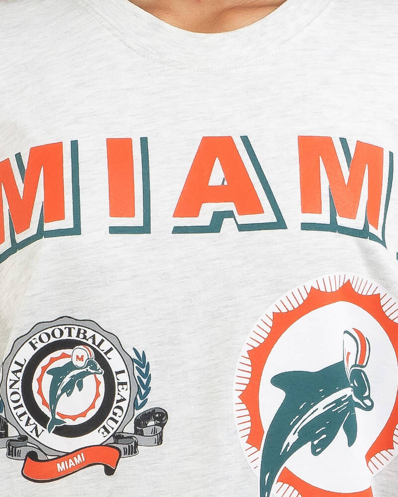 Mitchell & Ness Dolphins Long Sleeve T-Shirt for Womens