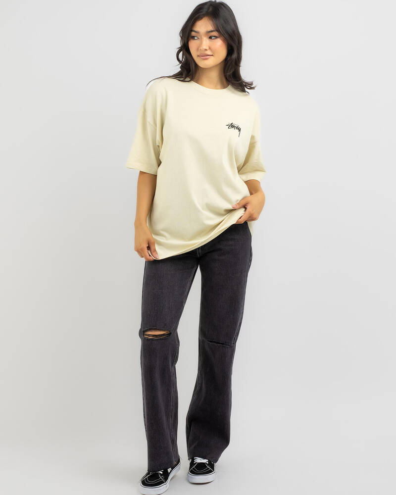 Stussy Fluffy Dice Relaxed T-Shirt for Womens