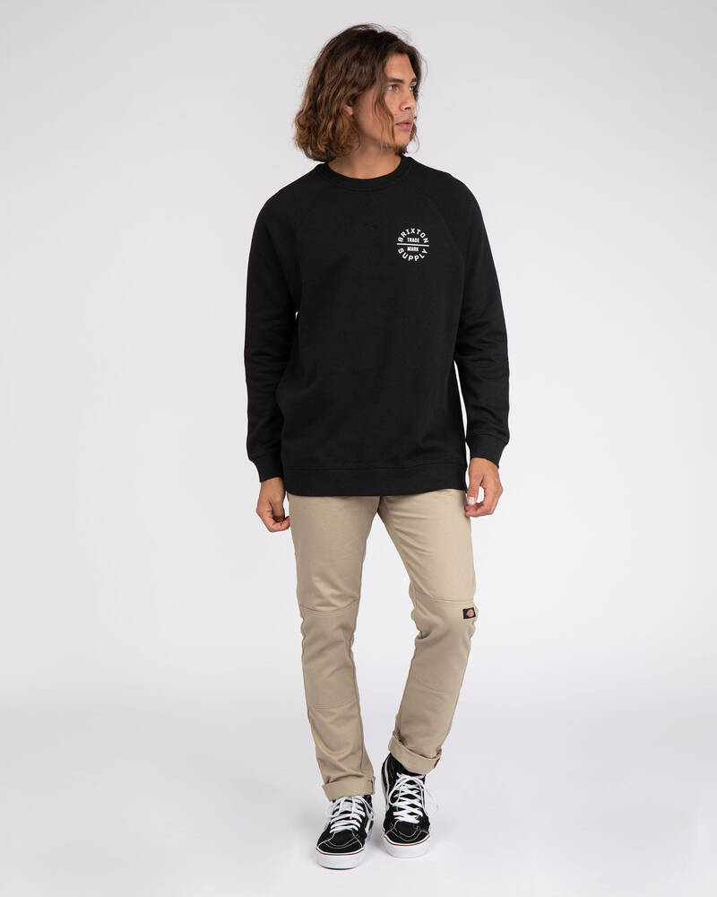 Brixton Oath V Crew Sweatshirt for Mens
