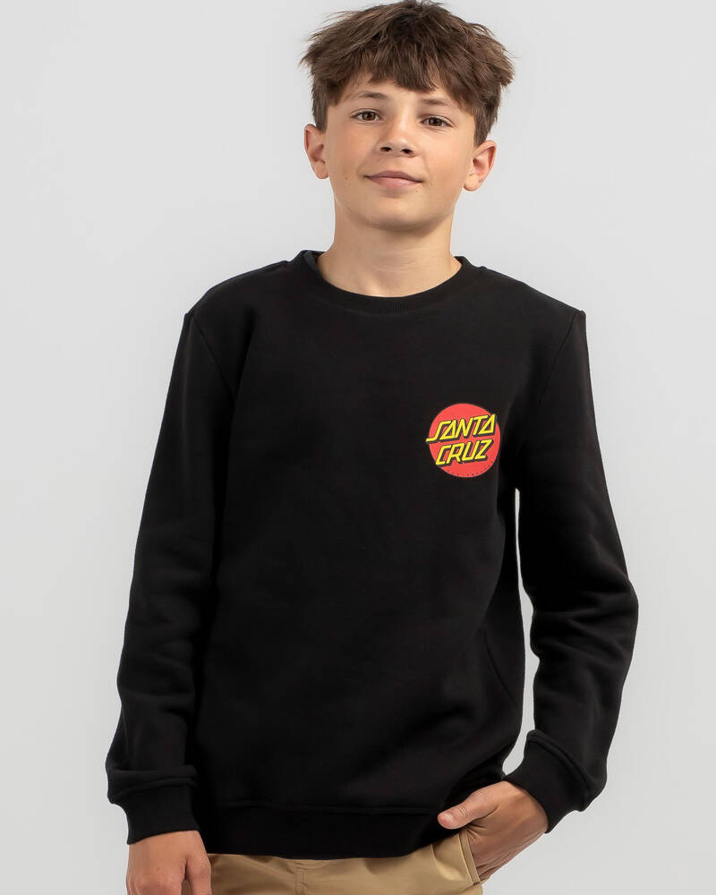 Santa Cruz Boys' Classic Dot Chest Sweatshirt for Mens