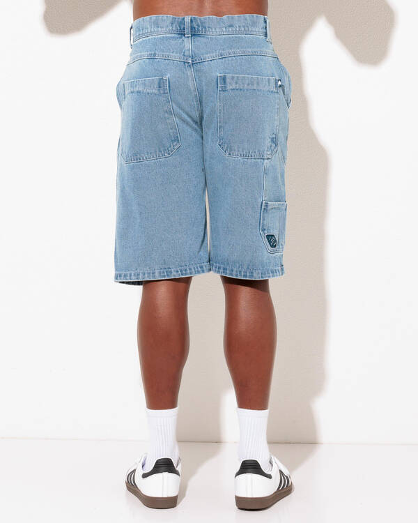 Lucid League Denim Walk Shorts for Mens