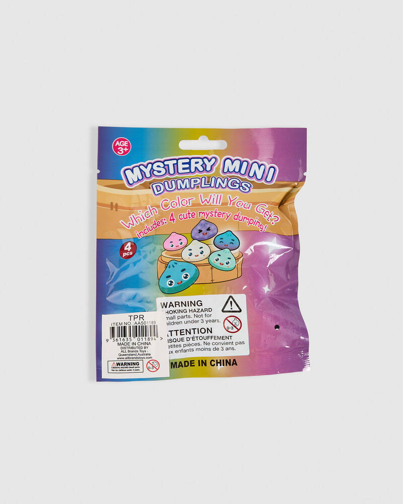 Squishy Dumpling Squishy Mystery Mini Dumplings 4pk Squishy Fidget Toy for Unisex