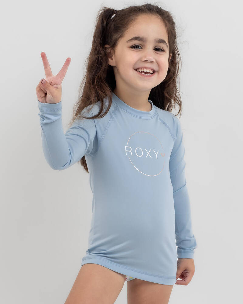 Roxy Toddlers' Beach Classics Long Sleeve Rash Vest for Womens