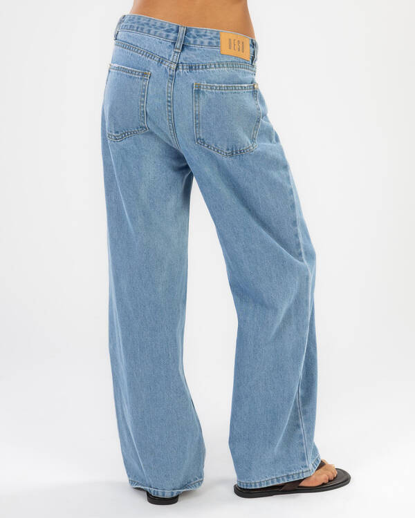 DESU Girls' Icon Straight Leg Jeans for Womens