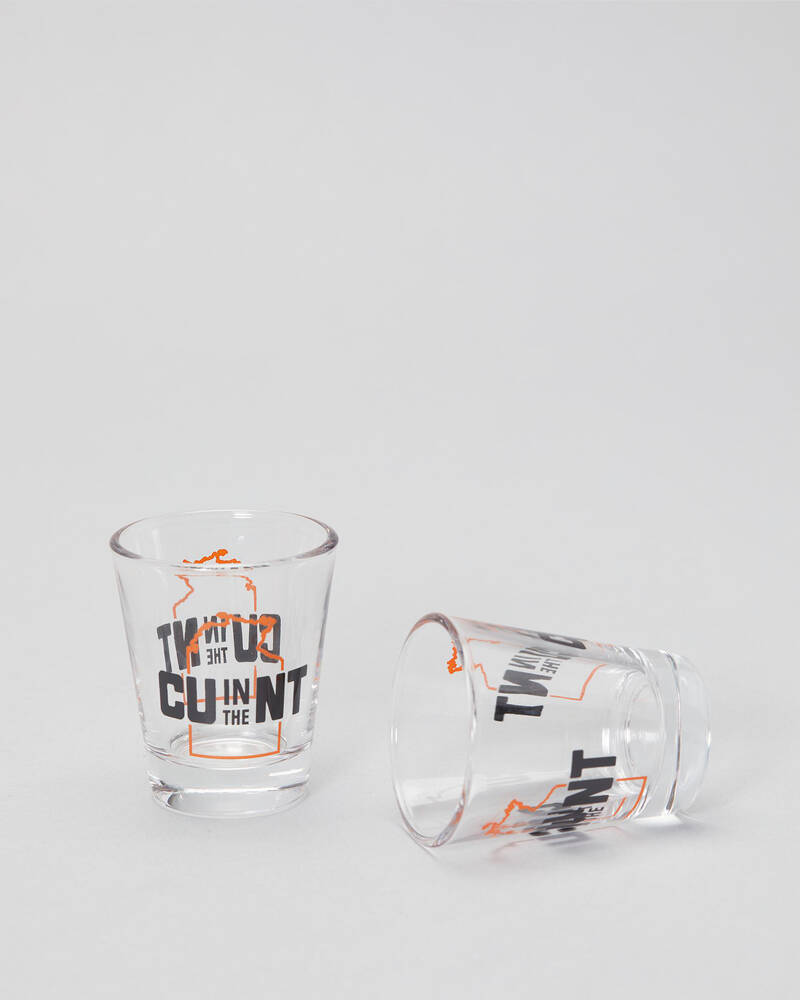 CU in the NT NT Territory Shot Glass Twin Pack for Mens