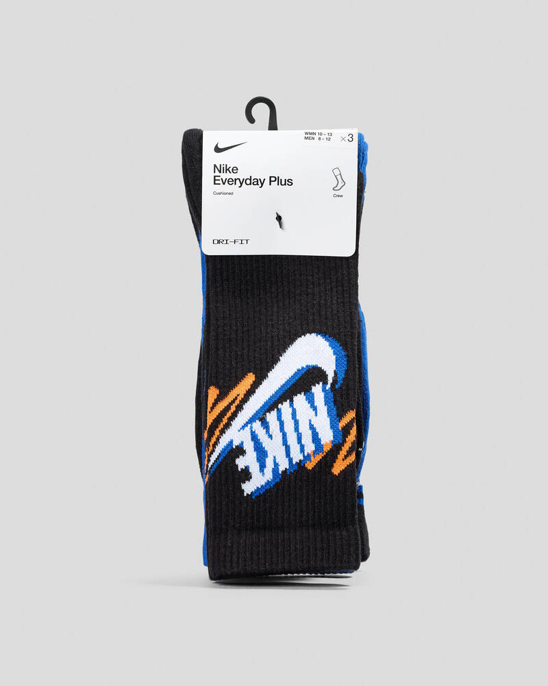 Nike U NK PLS Crew Socks 3 Pack for Mens