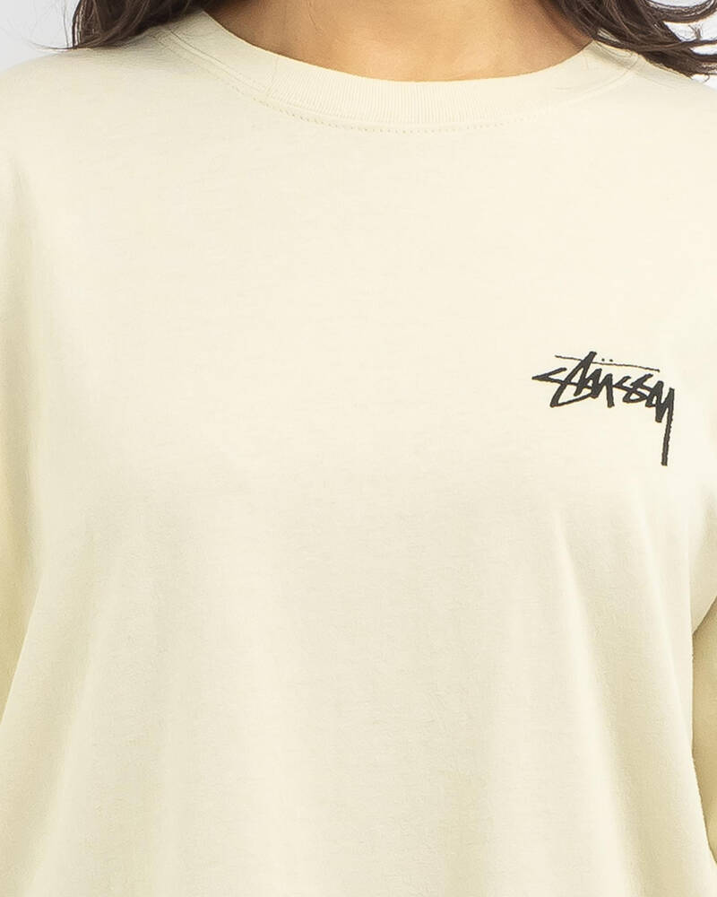 Stussy Fluffy Dice Relaxed T-Shirt for Womens