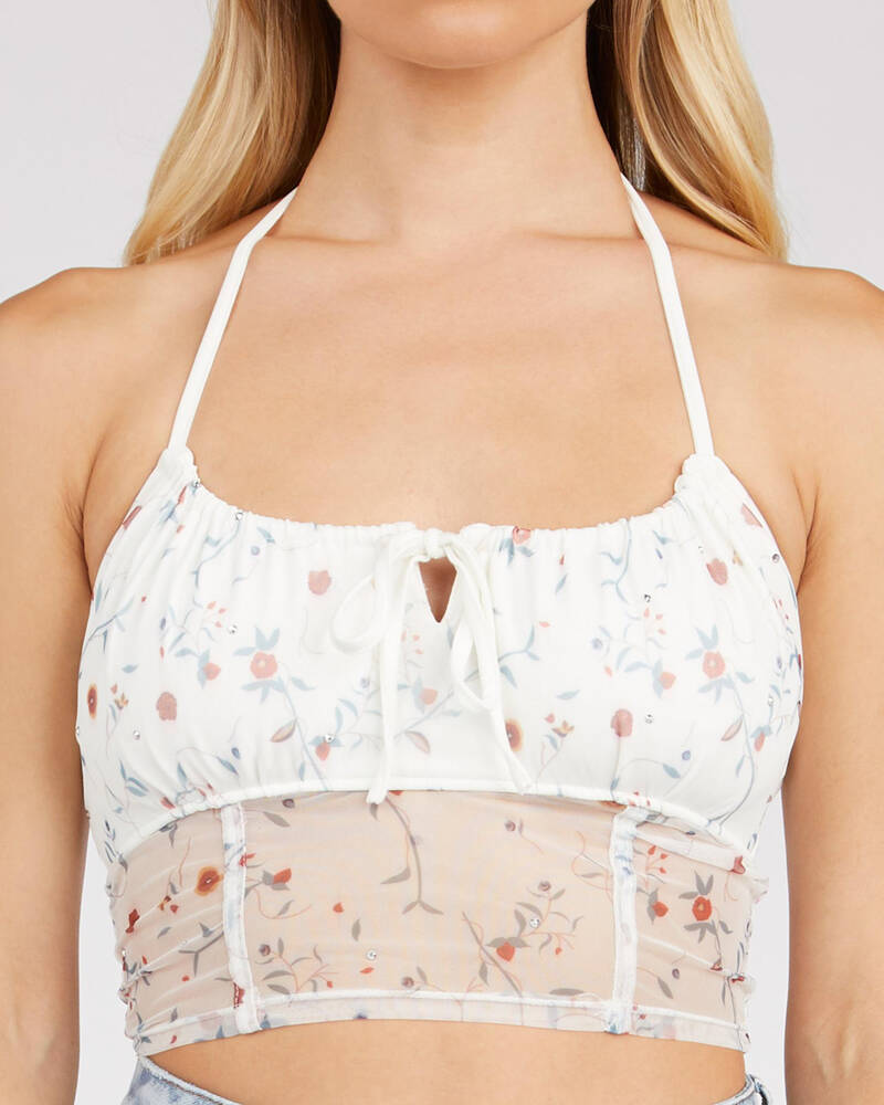 Ava And Ever Amina Halter Top for Womens