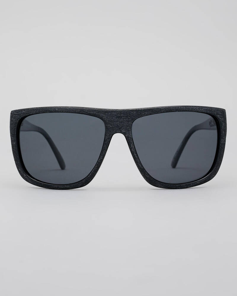 Carve Sanchez Black Wood Polarized Sunglasses for Mens