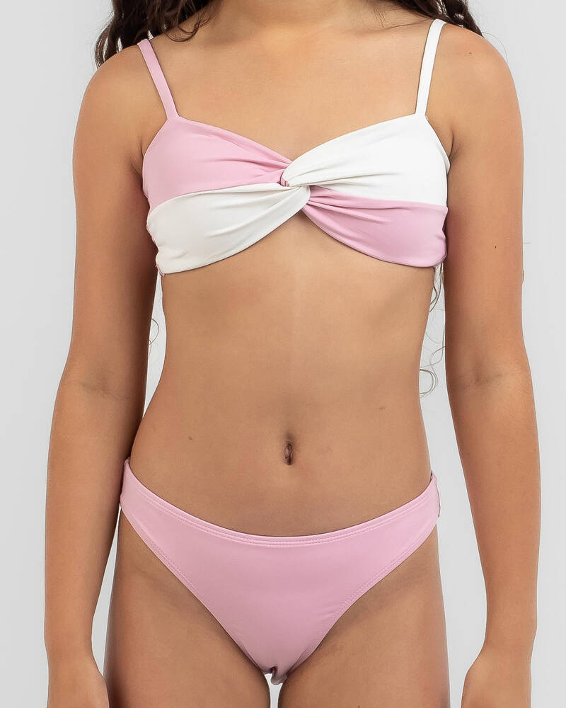 Kaiami Girls' Cynthia Bandeau Bikini Set for Womens