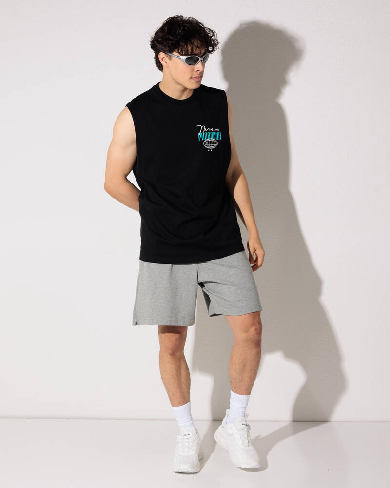 Nena & Pasadena Drifting Relaxed Muscle Tank for Mens