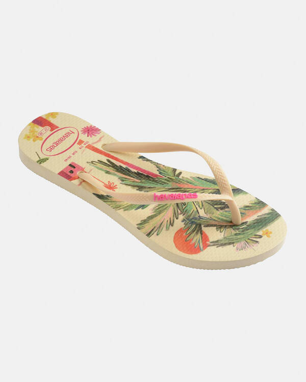 Havaianas Slim Summer Bliss Thongs for Womens