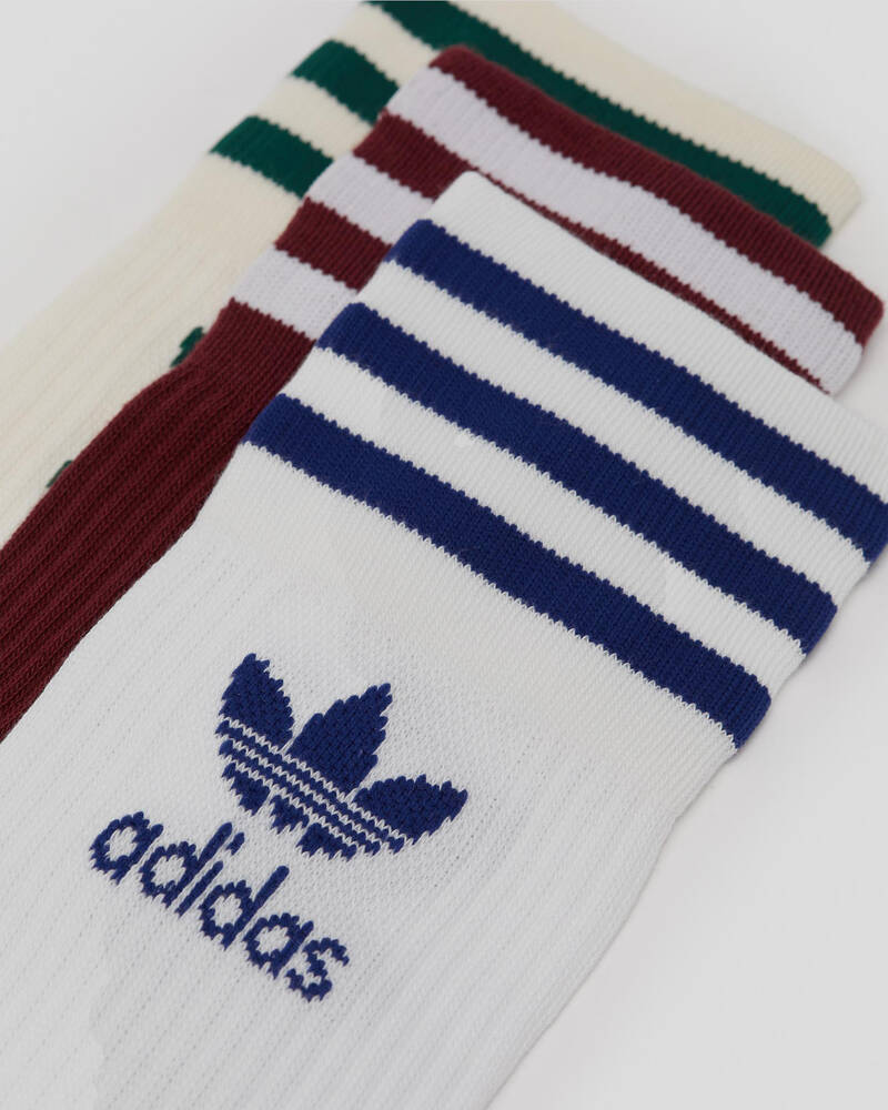 adidas Mid Cut Crew Socks 3 Pack for
