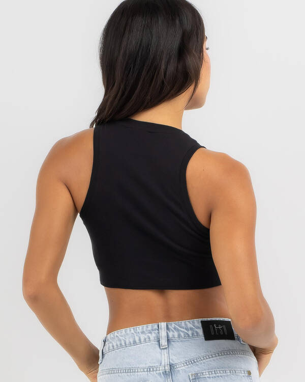 Nike Essential Rib Crop Tank Top for Womens