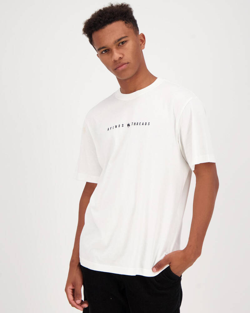 Afends Threads Retro Fit T-Shirt for Mens