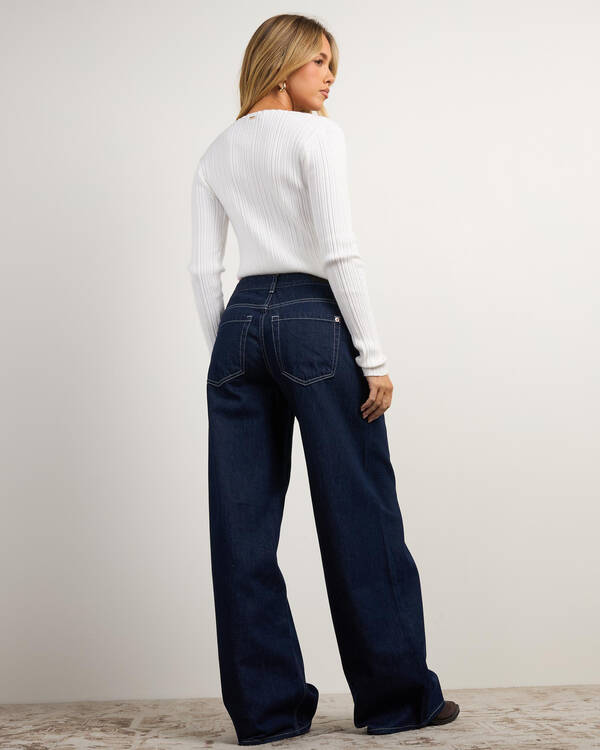 DESU Billie Wide Leg Jeans for Womens