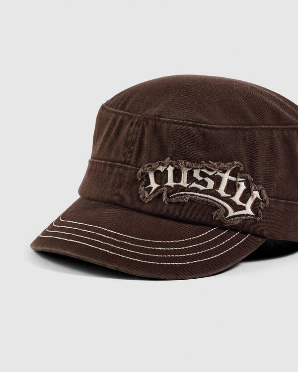 Rusty Commander Military Cap for Womens