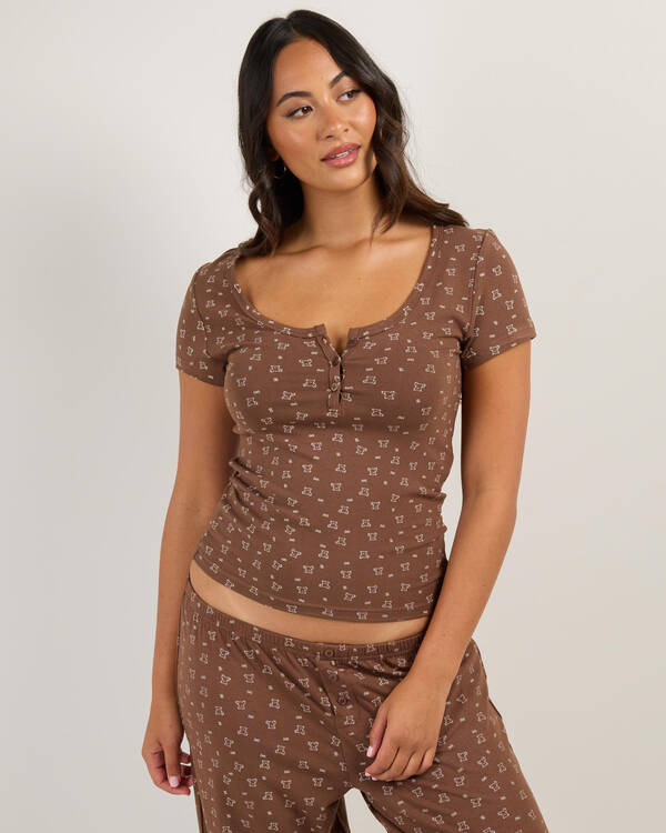 Malibu Lounge Humphrey Bear Tee for Womens