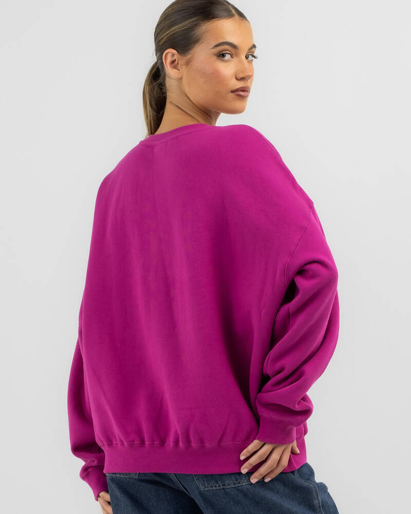 Stussy Relaxed Oversized Crew for Womens