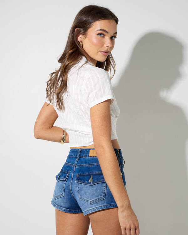 DESU Nash Denim Shorts for Womens