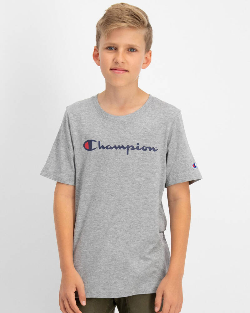 Champion Boys' Logo T-Shirt for Mens