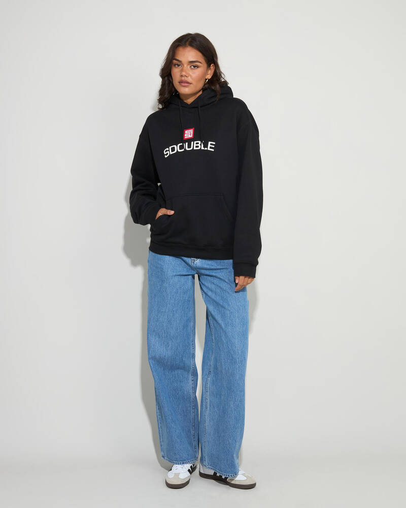 S-Double Cities Fleece Hoodie for Womens