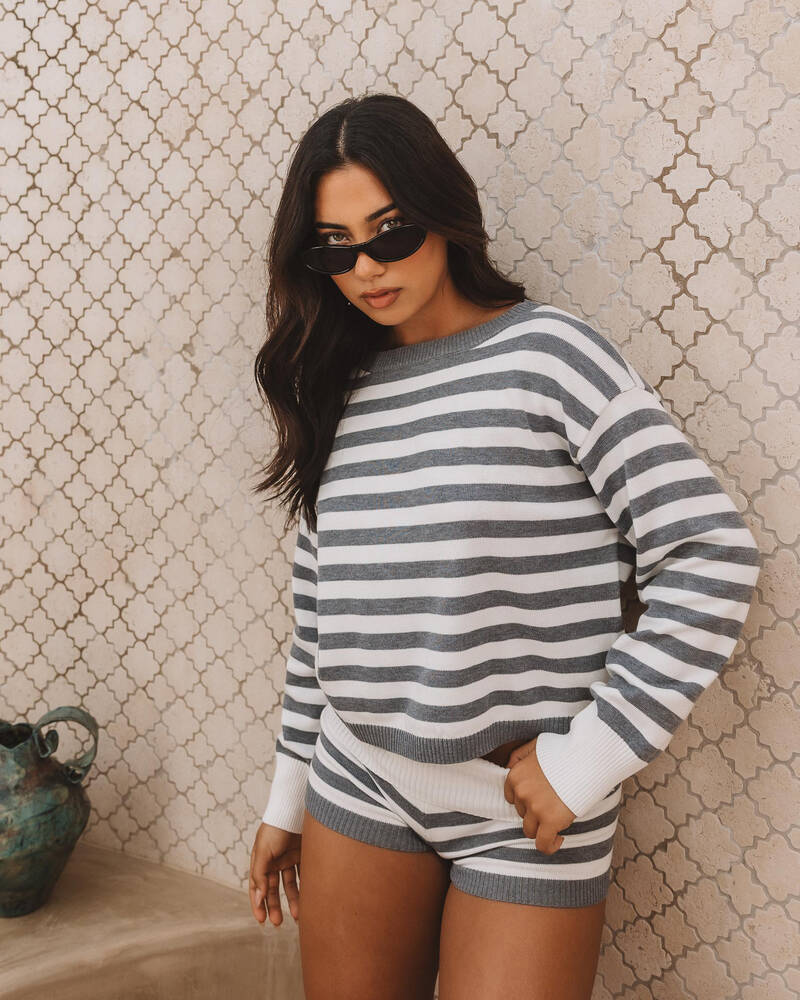 Ava And Ever Malina Long Sleeve Knit Top for Womens