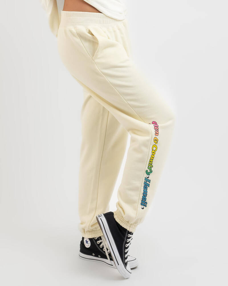 Town & Country Surf Designs On Rail Track Pants for Womens