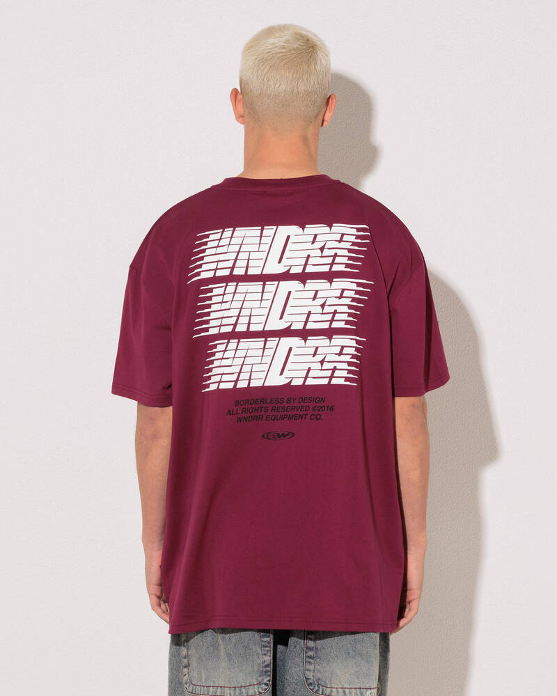 Wndrr Borderless Box Fit T-Shirt for Mens