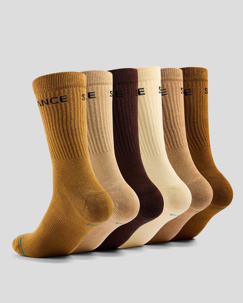 Stance Origin Crew Socks 6 Pack for Mens