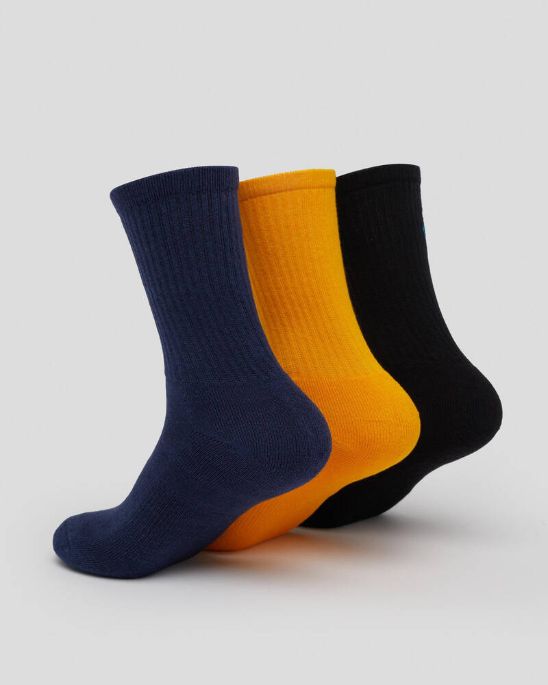 Santa Cruz Boys' Screaming Hand Crew Socks 3 Pack for Mens