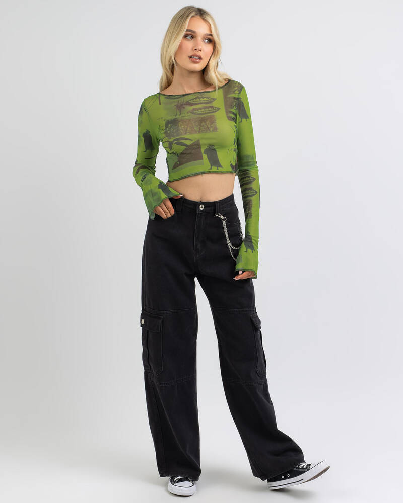 8 Birdies LOL Mesh Top for Womens