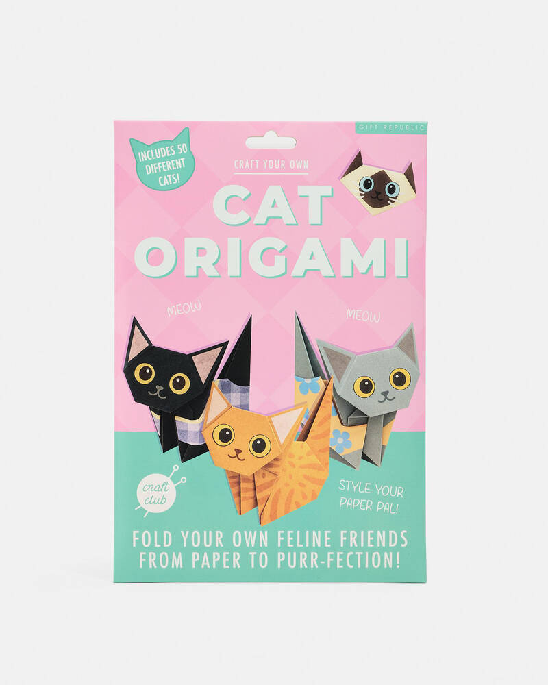 Gift Republic Cat Origami for Unisex