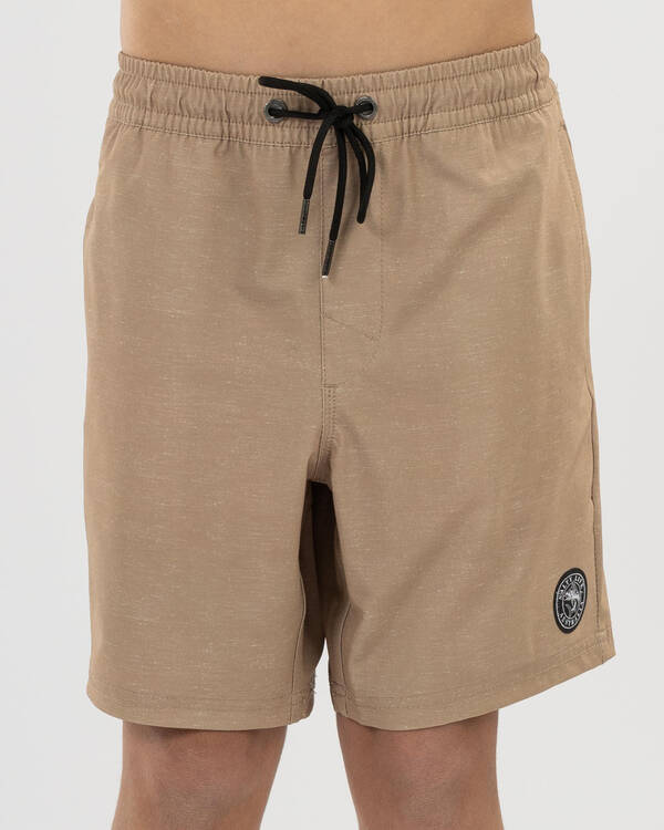 Salty Life Boys' Anchor Point Elastic Waist Shorts for Mens