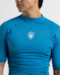 Far King Fitted Short Sleeve Rash Vest for Mens image number null